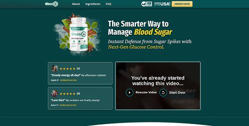 Gluco6 Blood Sugar Management Supplement